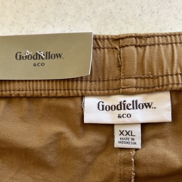 Goodfellow NEW Men’s Twill Shorts Size XXL Casual Elastic Drawstring Waist NWT - Picture 8 of 13